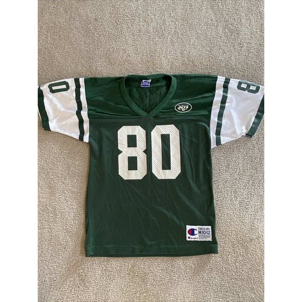 VINTAGE Champion New York Jets #80 Wayne Chrebet Jersey YOUTH M 10-12